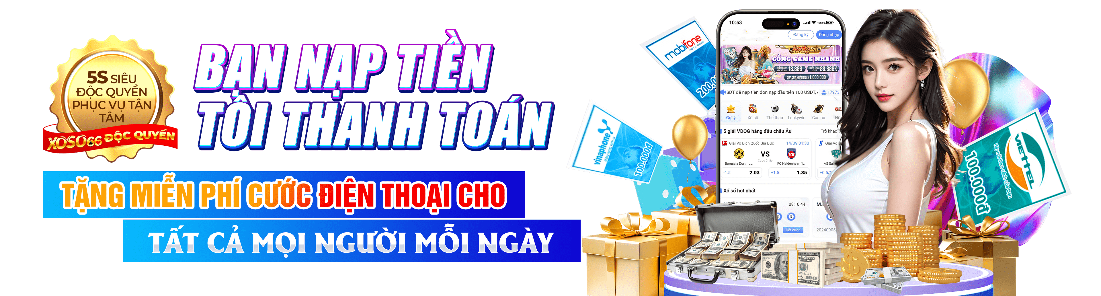 Hình ảnh quảng cáo của go666 hiển thị nền tảng và các lợi ích