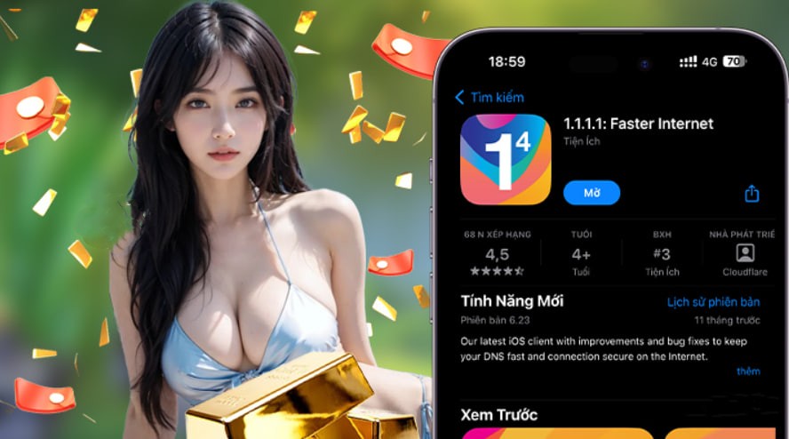 Hình ảnh quảng cáo của go666 hiển thị nền tảng và các lợi ích